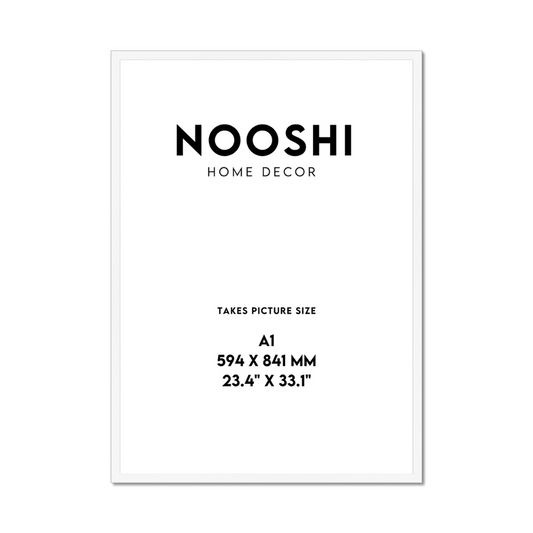 A1 White Frame