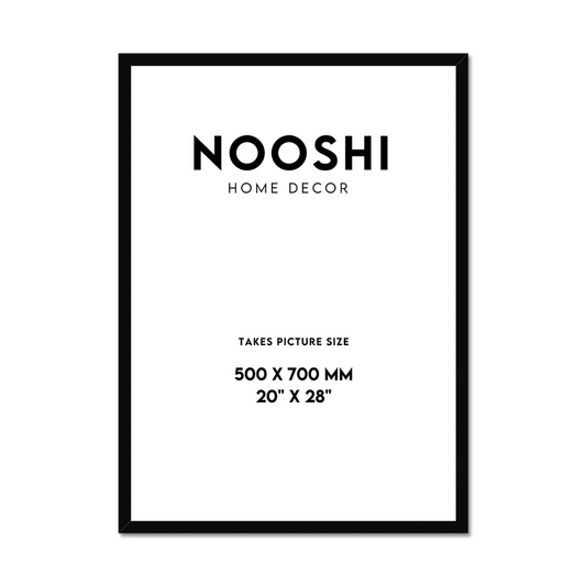 50x70cm Black Frame