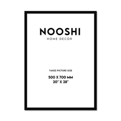 50x70cm Black Frame
