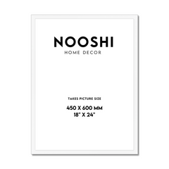 18"x 24" White Frame