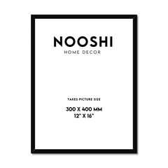 12"x 16" Black Frame