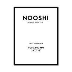 24"x 32" Black Frame