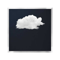 Canvas - Navy Blue Cloud Art