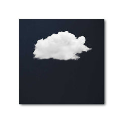 Cloud Wall Art - Navy Blue
