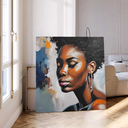 Women's Portraits Canvas - Luna