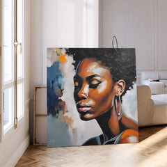 Women's Portraits Canvas - Luna