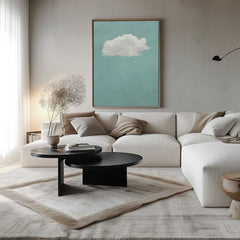 Canvas - Green Cloud Art