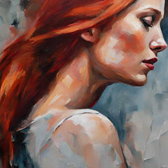 Woman's Portrait Canvas - Isobel