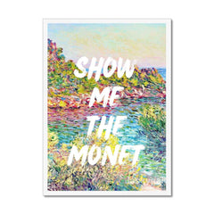 Altered Vintage Art - Quote: Show me the Monet