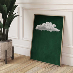 Emerald Green Cloud Wall Art