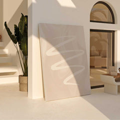 Beige Whisper Abstract