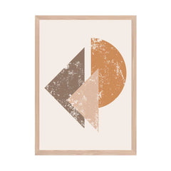 Desert Mirage Abstract Wall Art Print