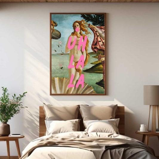 Altered Vintage Art - Uh La La