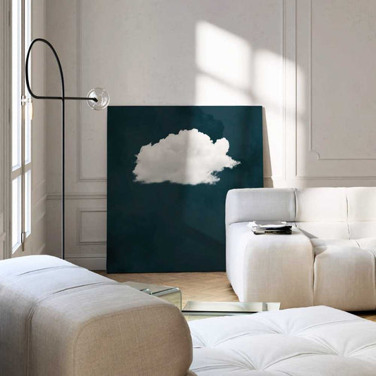 Cloud Wall Art - Blue/Turquoise