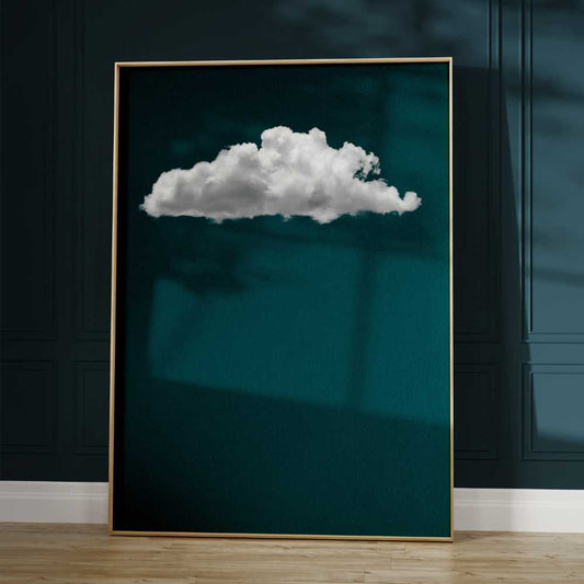 Turquoise Green Cloud Wall Art
