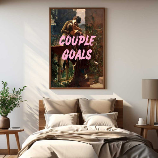 Altered Vintage Art - Quote: Couple Goals