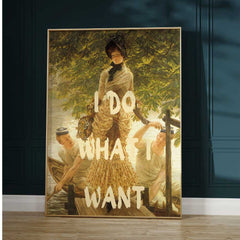 Altered Vintage Art - I do what I want