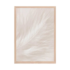 Light Beige Feather Wall Art
