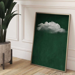 Emerald Green Cloud Wall Art