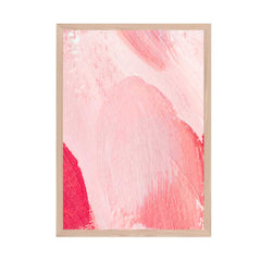 Pink Abstract Wall Abstract