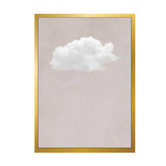 Canvas - Beige Cloud Art