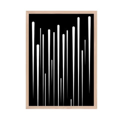 Monochrome Minimalism: White Lines