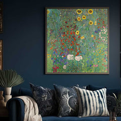 Garden with Sunflowers - Gustav Klimt