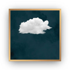 Canvas - Teal Cloud Art