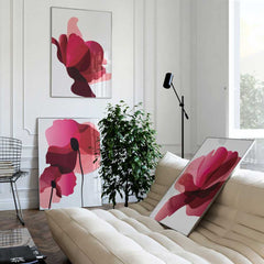 Radiant Abstract Poppy Trio Collection