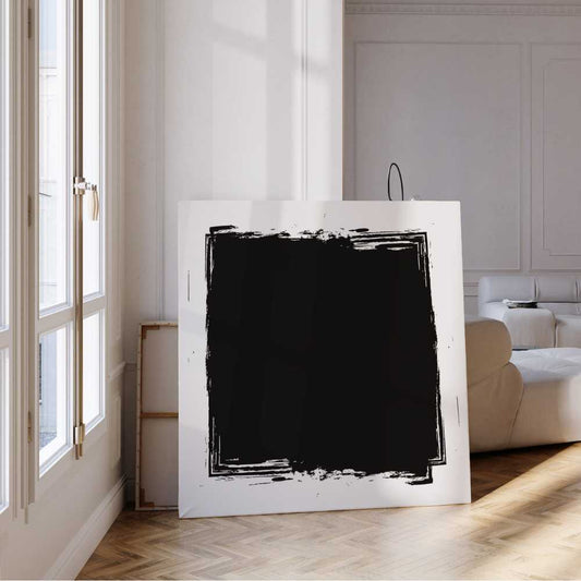 Black Abstract Square