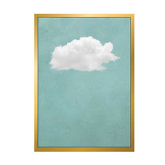 Canvas - Green Cloud Art