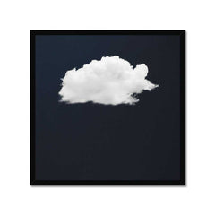 Canvas - Navy Blue Cloud Art