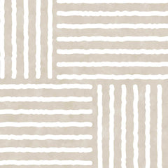 Beige Line Shape Trio