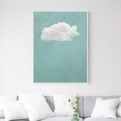Cloud Wall Art - Green