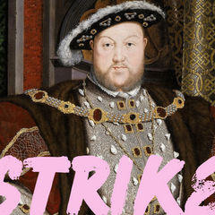 Altered Vintage Art - Quote: Strike a pose