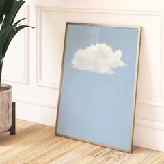 Cloud Wall Art - Blue