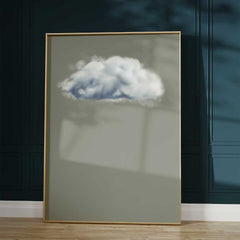Sage Green Cloud Wall Art