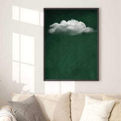 Emerald Green Cloud Wall Art