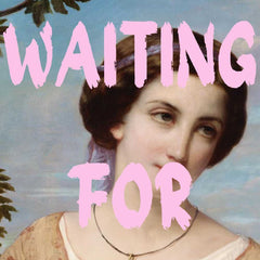 Altered Vintage Art - Waiting for happy hour