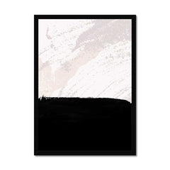 Beige and Black Abstract