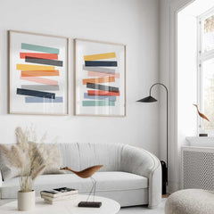 Abstract Stripes Duo