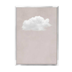 Canvas - Beige Cloud Art