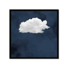 Canvas - Navy Blue Cloud Art