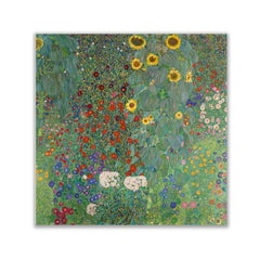 Garden with Sunflowers - Gustav Klimt