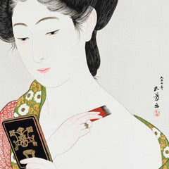 Woman in Underclothes by Goyō Hashiguchi | Japanese Ukiyo-e Wall Art | Vintage Shin-Hanga Printable Download | Elegant Geisha Artwork | Digital Wall Art