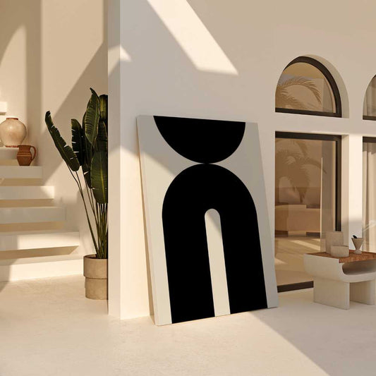 Black Symmetrical Arch