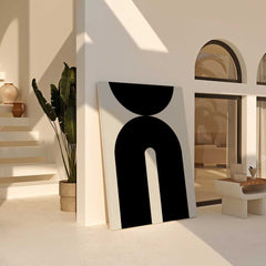 Black Symmetrical Arch