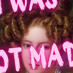 Altered Vintage Art - I was not made to be subtle