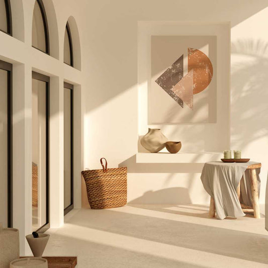 Desert Mirage Abstract Wall Art Print