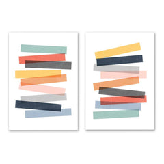Abstract Stripes Duo